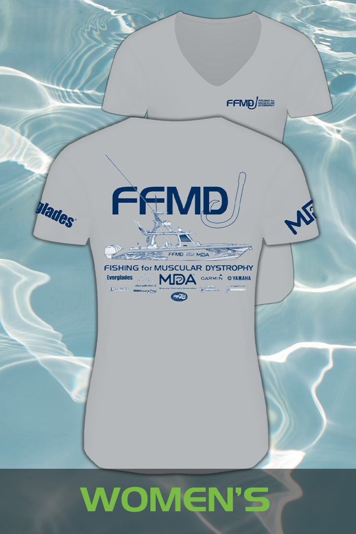 Short Sleeve FFMD Boat Sailfish Marlin Performance Shirt (Dri-Fit)- Gr –  Fishing for MD - Muscular Dystrophy