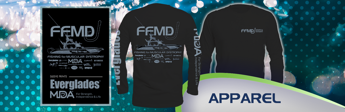Long Sleeve FFMD Monochromatic Performance Shirt (Dri-Fit)- Black – Fishing  for MD - Muscular Dystrophy
