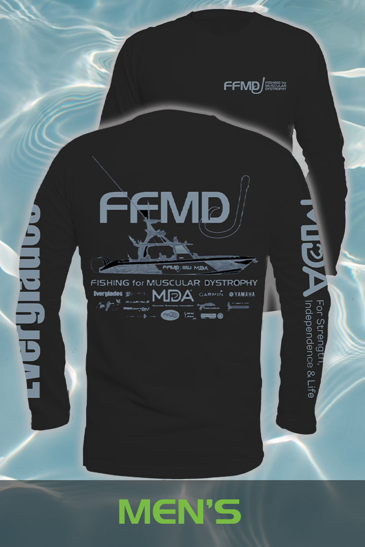 Long Sleeve  FFMD Monochromatic Performance Shirt (Dri-Fit)- Black
