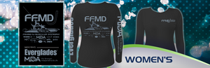 Women's Long Sleeve FFMD Boat Performance Shirt (Dri-Fit)- Black